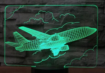 Home Colorful Touch Remote Control 3D LED Visual Light