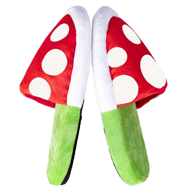 Cute Small Mushroom Cotton Holder