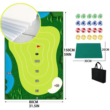 Indoor And Golfer Batting Pad Set Parent-child Interactive Leisure Outdoor Toys